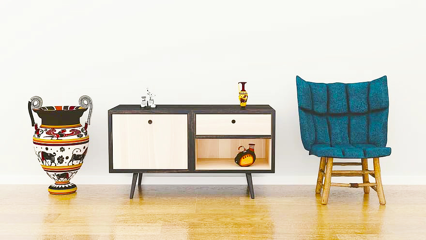 Un mueble recibidor estrecho hecho con palets – I Love Palets